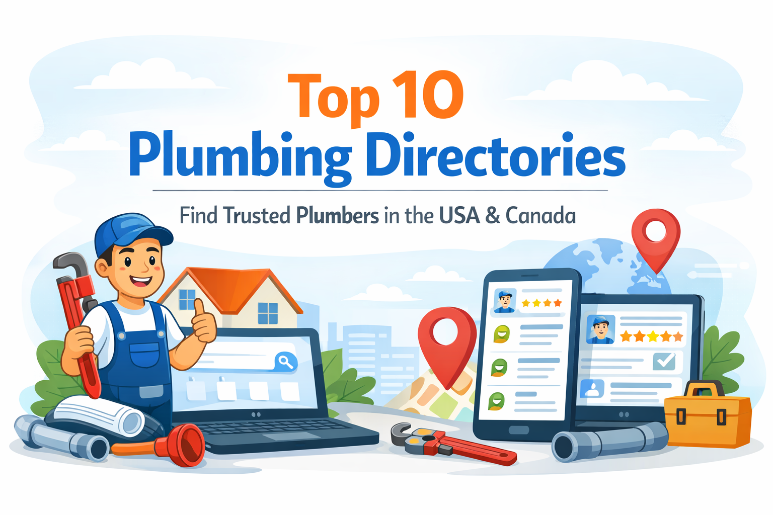 Top 10 Plumbing Directories to Find Trusted Plumbers in the USA & Canada